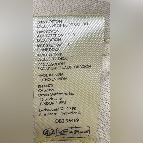 Free People Bali Total Catch Top NWT Size Small (oversized) Ivory - Picture 5 of 9